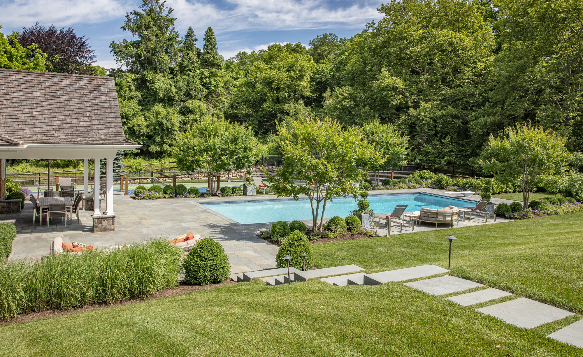 Gallery: Contemporary Design & Development; Tags: Landscape Design, Landscape Development, Hardscape, Landscape Maintenance, Long Island Landscaping, North Shore Landscapes, North Fork Landscaping Company, Old  Field Development