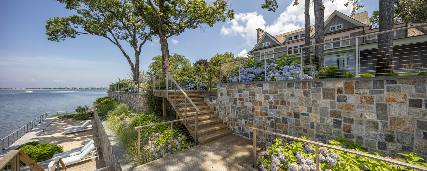 Gallery: Seawall & Landscape Development; Tags: Landscape Design, Landscape Development, Hardscape, Landscape Maintenance, Long Island Landscaping, North Shore Landscapes, North Fork Landscaping Company,  Centerport Property Development 